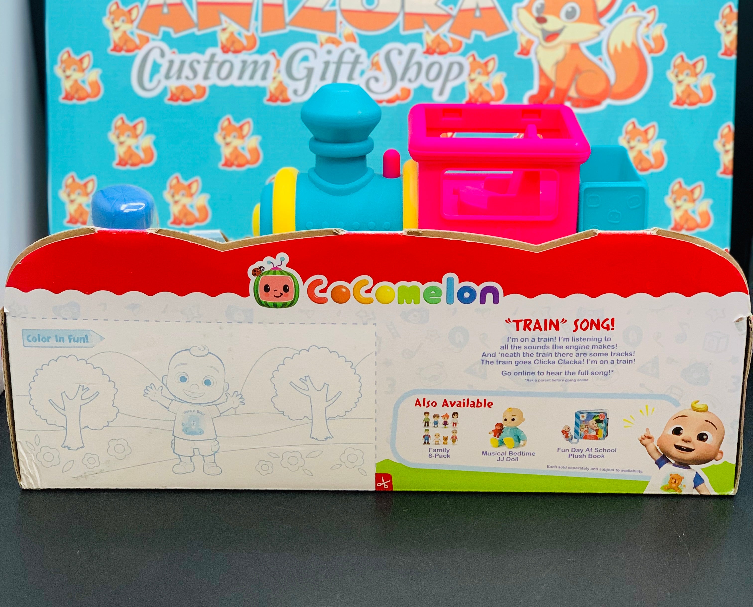 CoComelon Musical Train with JJ Figure – Lights & Sounds Toy