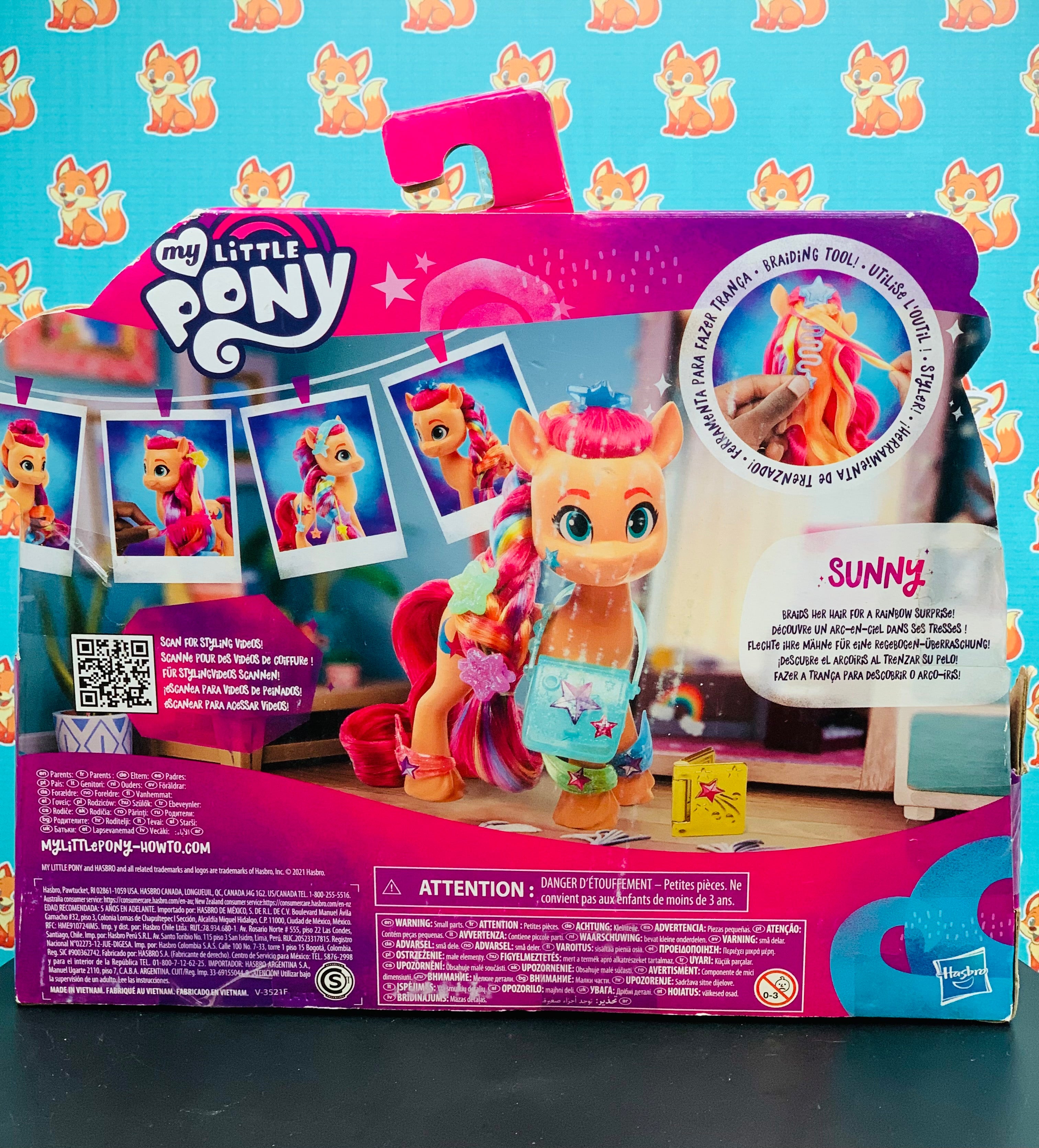 My Little Pony – Sunny Starscout Rainbow Reveal Styling Pony (17 Accessories)