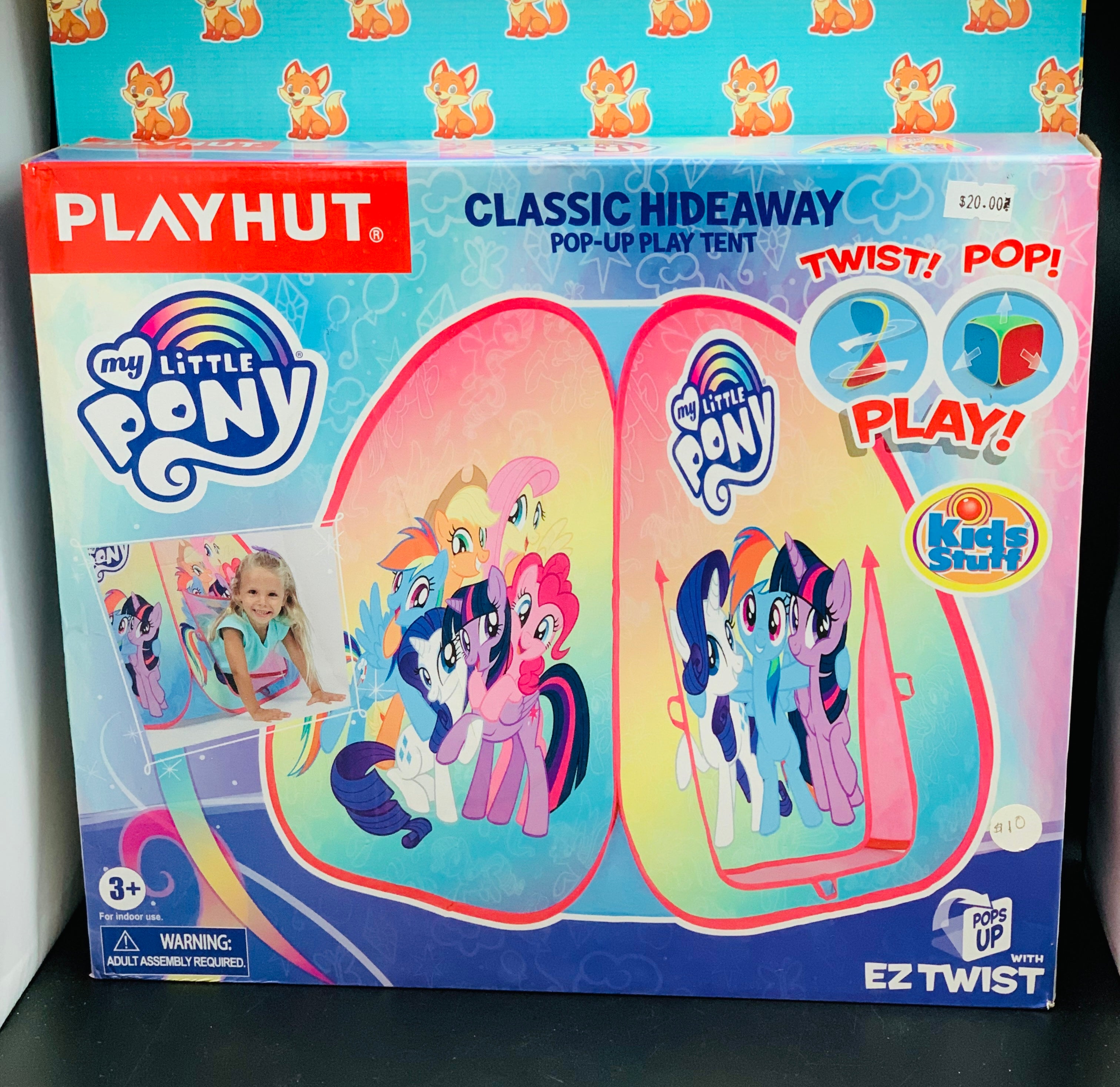 My Little Pony Classic Hideaway Pop-Up Play Tent – Indoor Playhouse for Kids