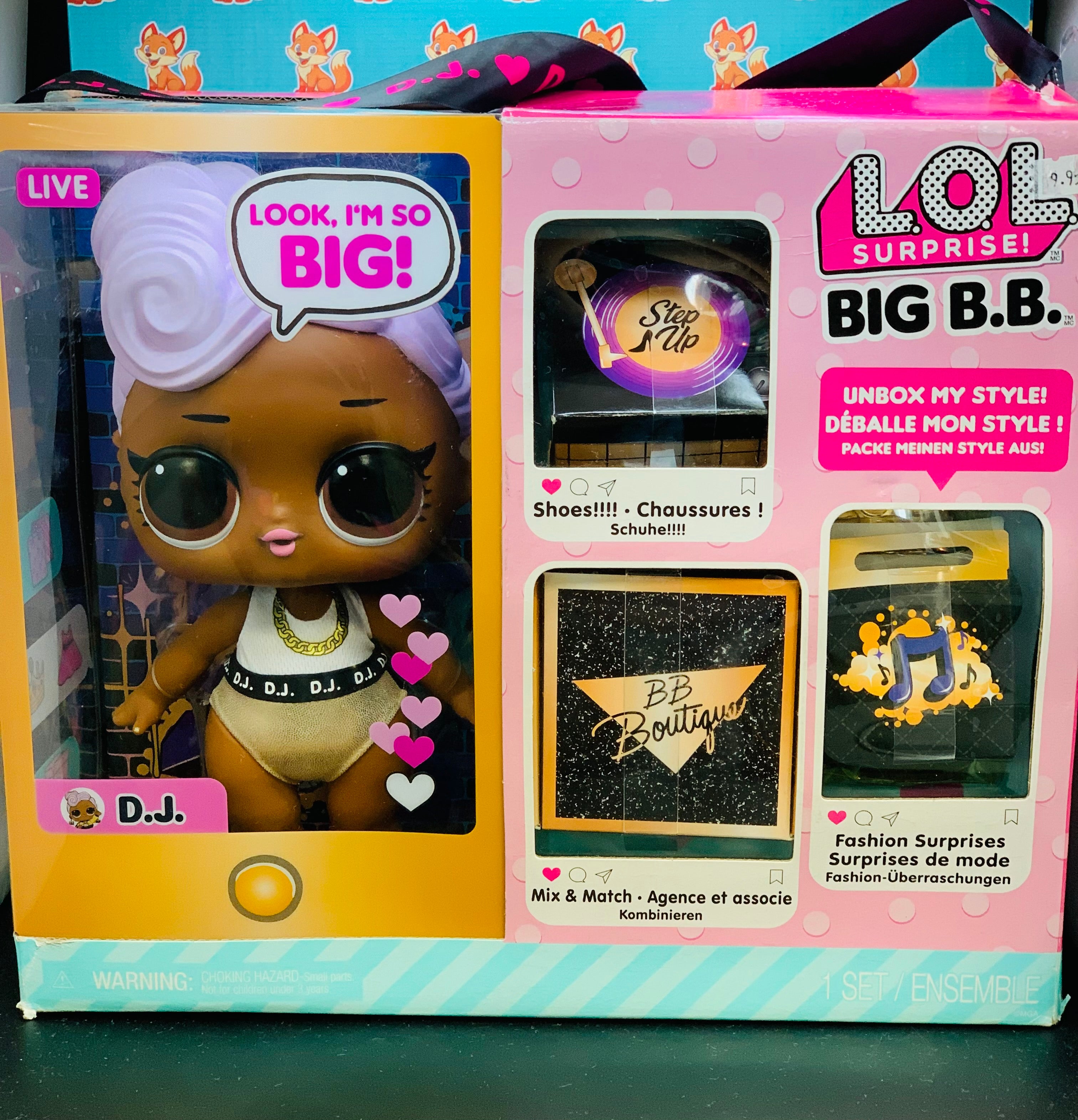 LOL Surprise Big B.B. DJ Doll – 11” Collectible Fashion Doll with Accessories