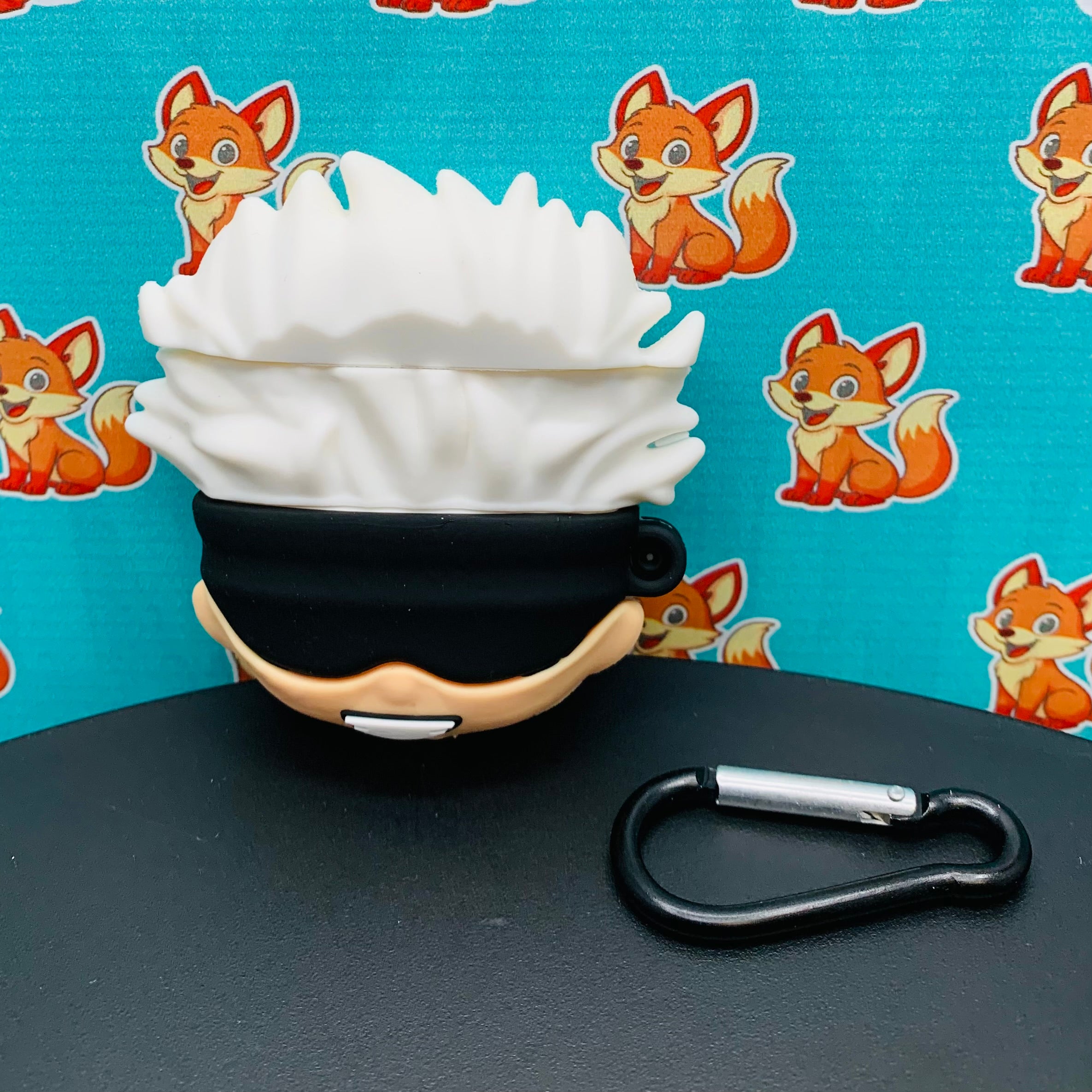 Anime Silicone AirPods Cover with Keychain