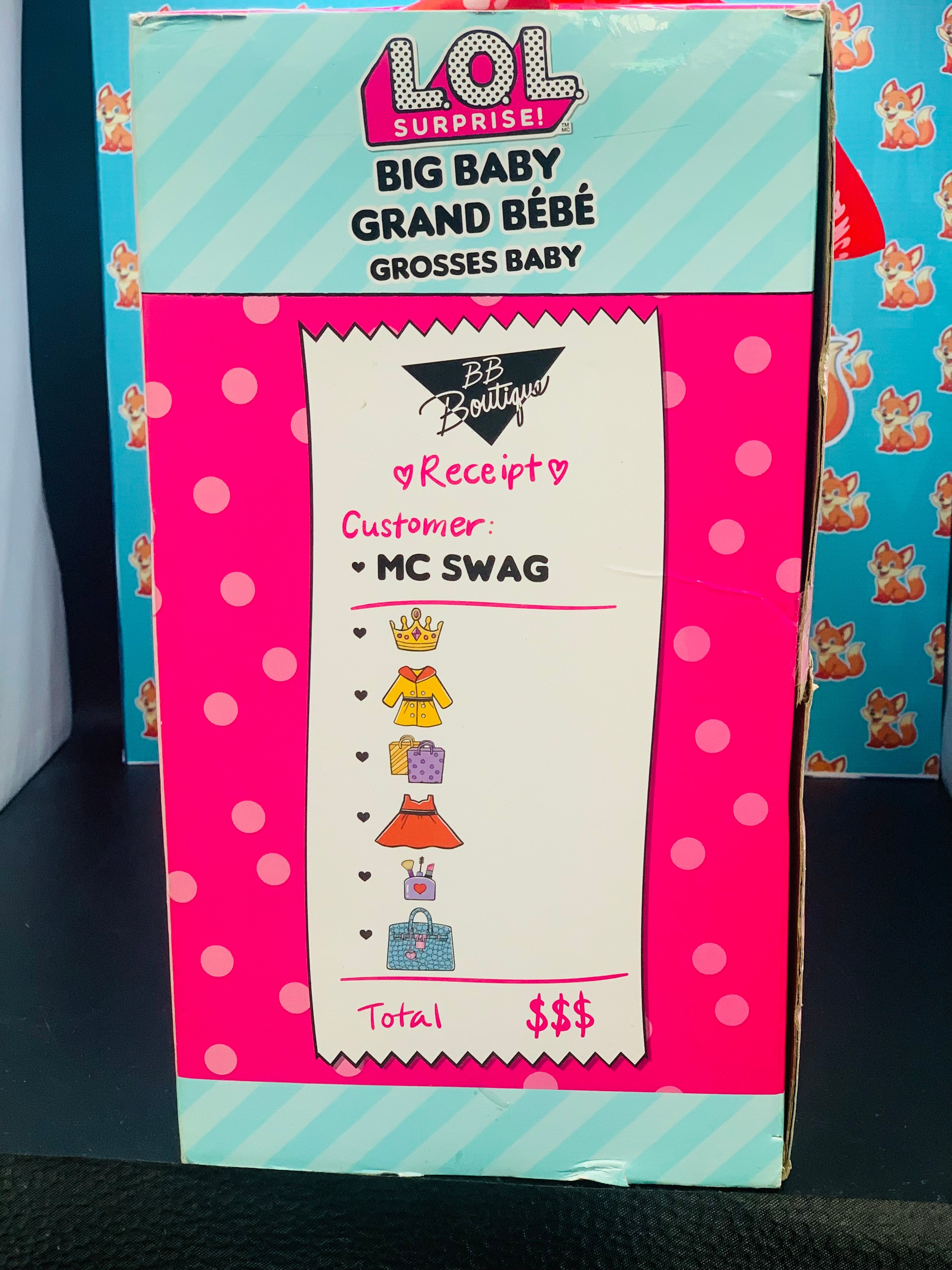 LOL Surprise Big Baby Doll – MC Swag with Outfits & Accessories