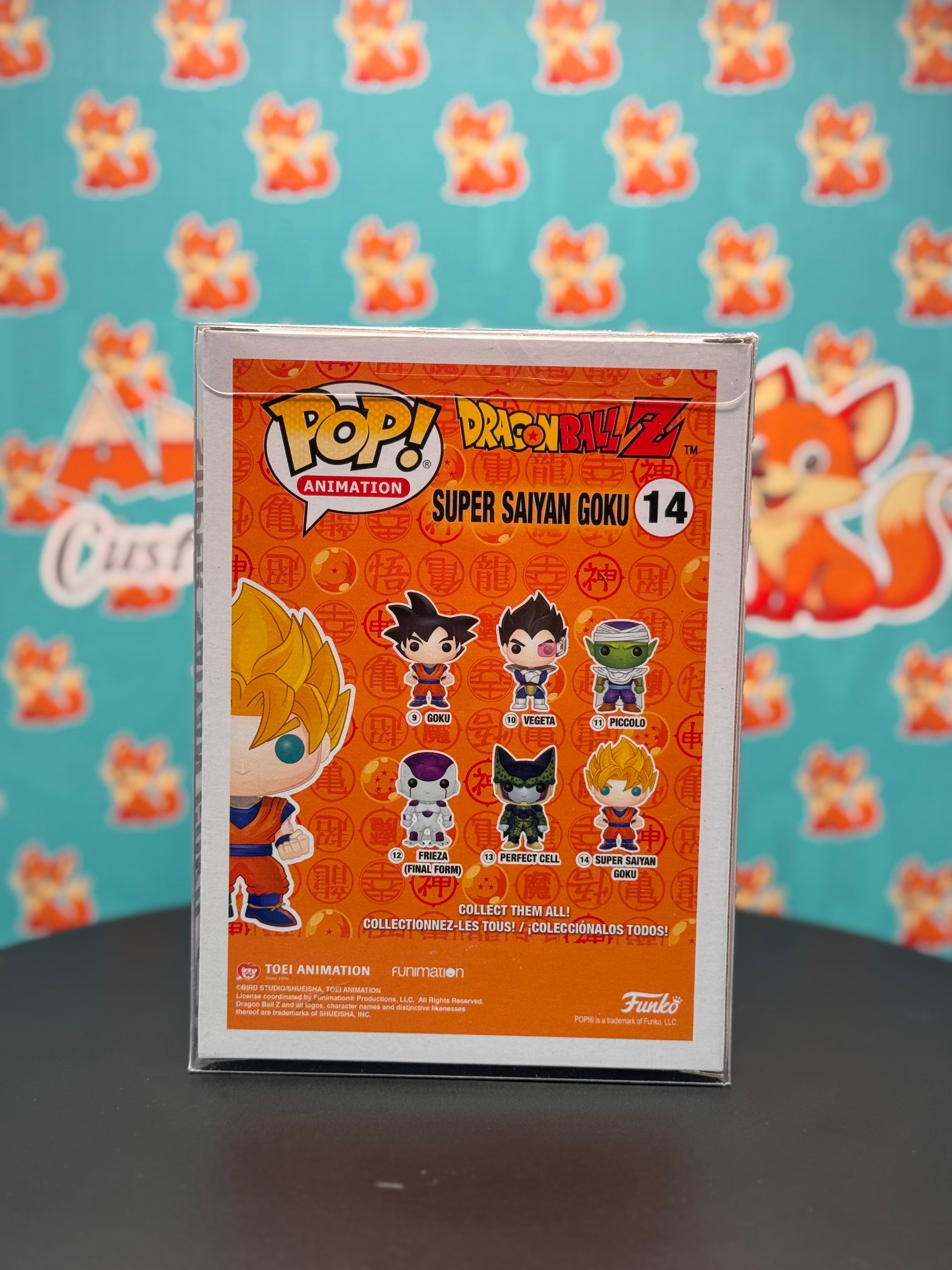 Funko Pop Anime: Dragonball Z Super Saiyan Goku Action Figure - Dragon Ball - Collectable Vinyl Figure - Gift Idea - Official Merchandise - Toys for Kids & Adults - Anime Fans